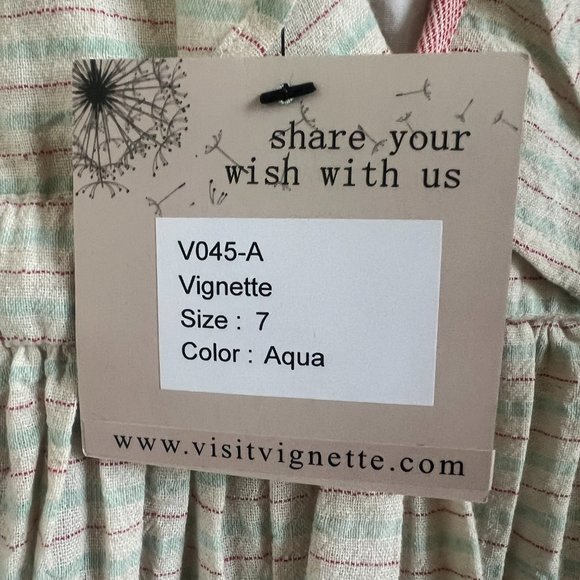 NWT Vignette Dress, Ecru, SIze 7 - Picture 4 of 8